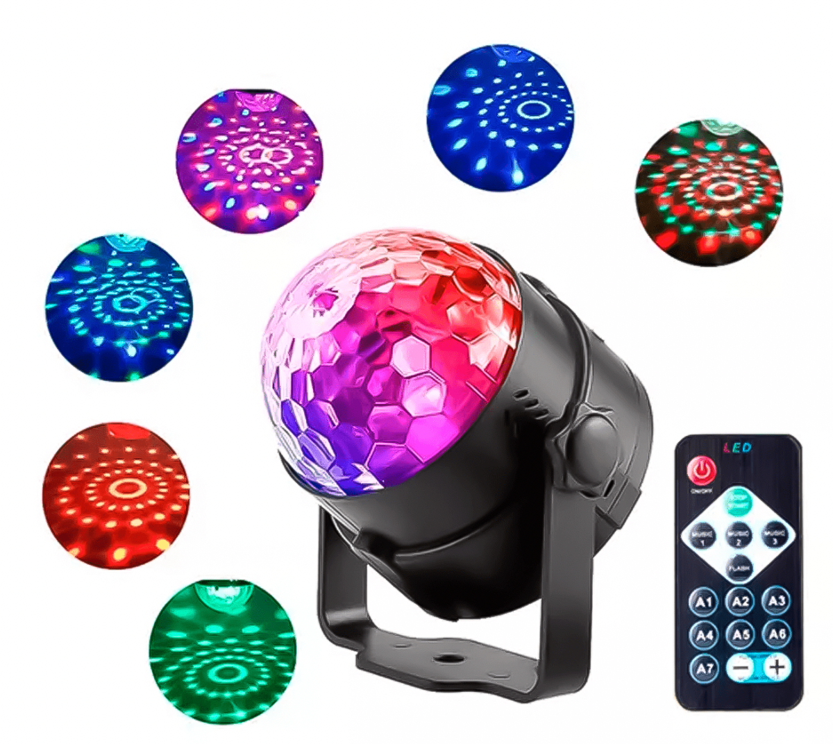 BOLA DISCO LUCES LED