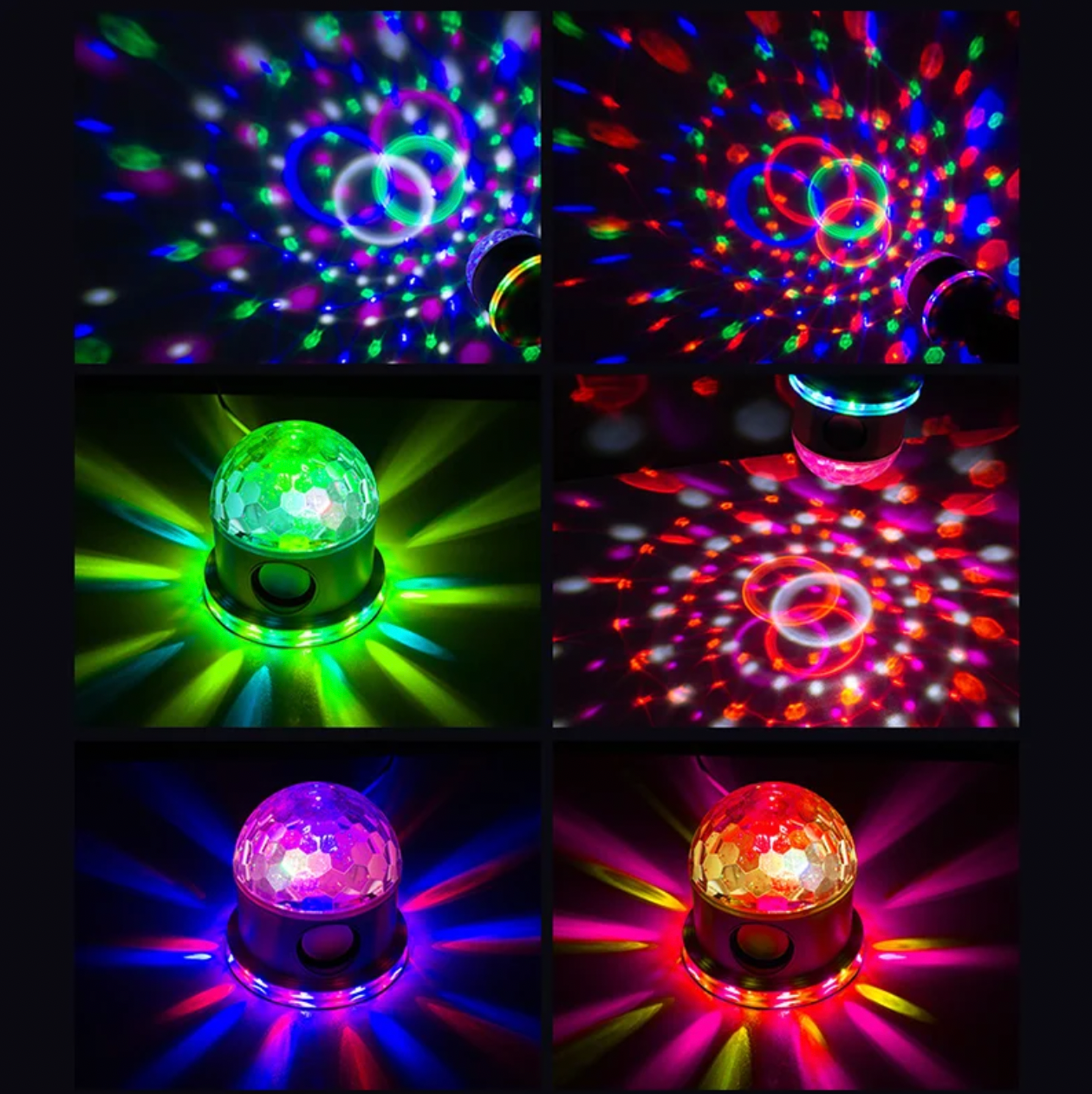 BOLA DISCO LUCES LED