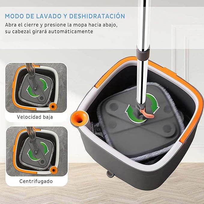 MOPA TRAPEADORA GIRATORIA 360 GRADOS