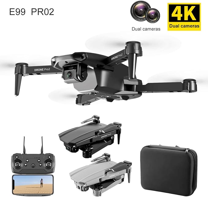 DRON PRO2 CON DOBLE CÁMARA AJUSTABLE