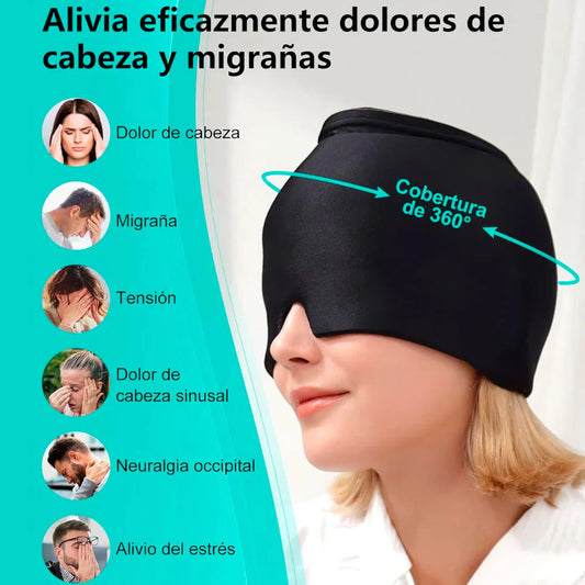 GORRA DE GEL PARA ALIVIAR DOLORES DE CABEZA